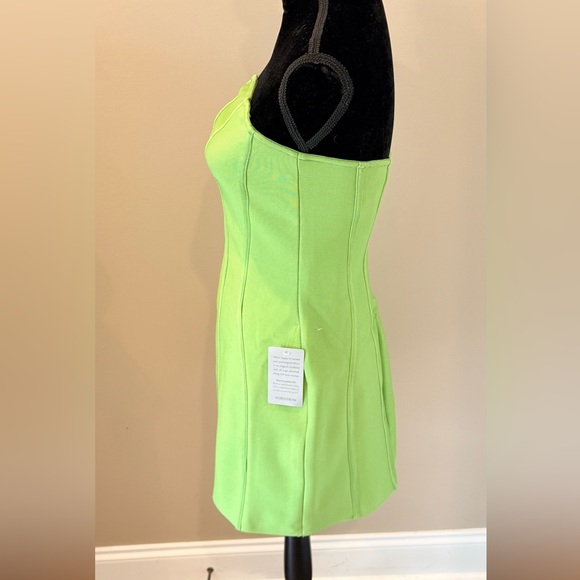 NWT Women’s ELLIATT Rose Strapless Mini Dress In Green- Size XS - Picture 11 of 12